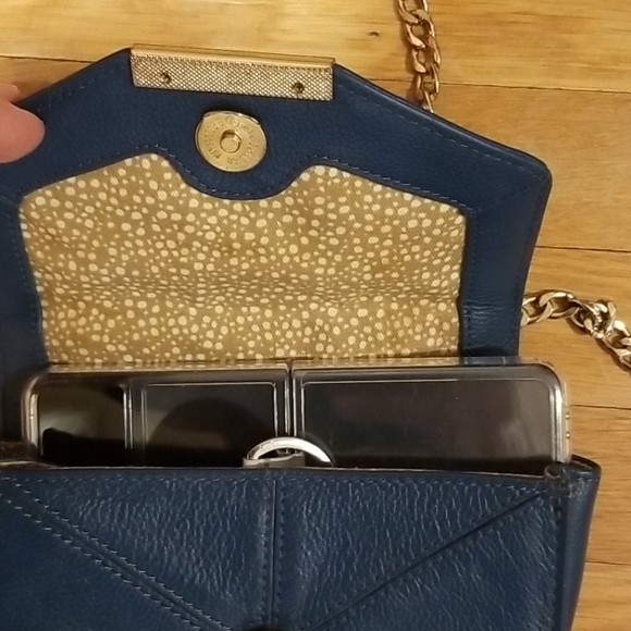 STEVEN cross body leather purse bag chain strap - Picture 8 of 8